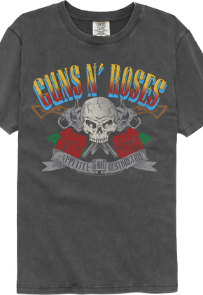 Banner Guns N' Roses Comfort Colors Brand T-Shirt