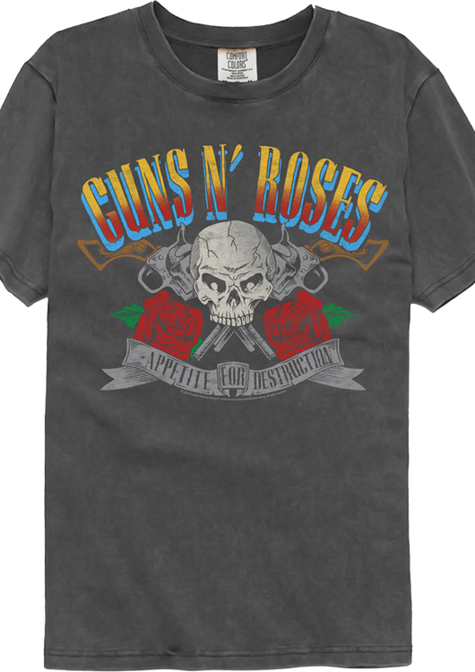Banner Guns N' Roses Comfort Colors Brand T-Shirt - main product image