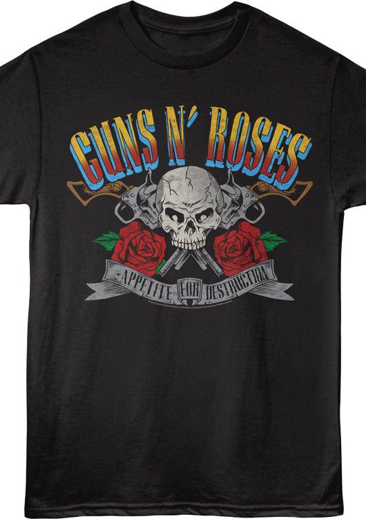 Appetite For Destruction Banner Guns N' Roses T-Shirt - main product image