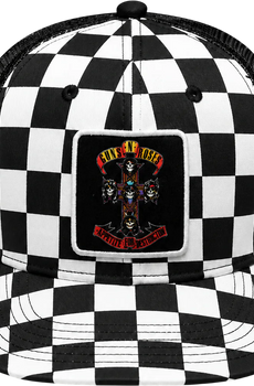 Appetite For Destruction Checker Bill Guns N' Roses Trucker Cap