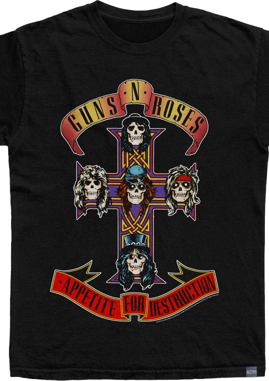 Made In USA Appetite For Destruction Guns N' Roses T-Shirt - main product image