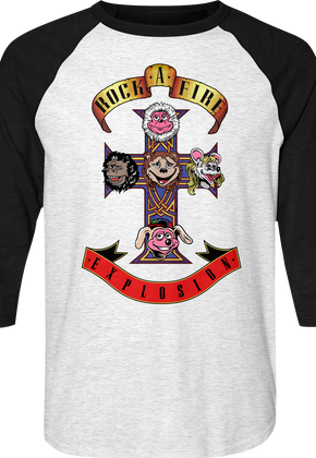 Appetite Rock-afire Explosion Raglan Baseball Shirt