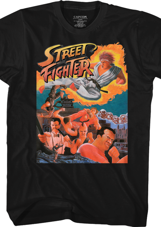 Arcade Flyer Street Fighter T-Shirt - main product image