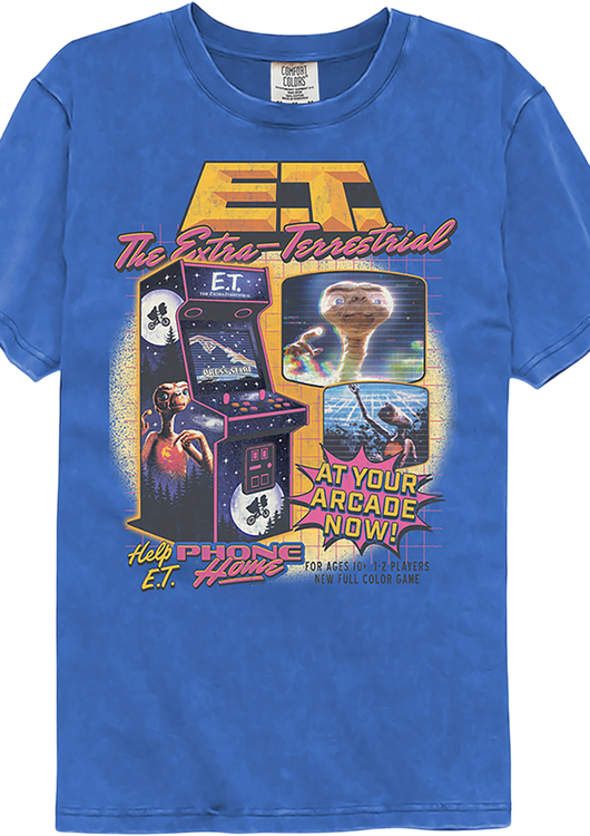 Arcade Game E.T. The Extra-Terrestrial Comfort Colors Brand T-Shirt - main product image