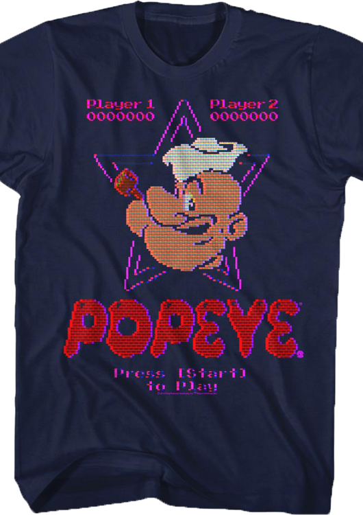 Arcade Game Popeye T-Shirt - main product image