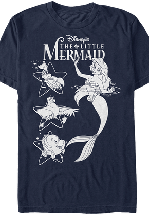 Ariel and Friends Little Mermaid T-Shirt