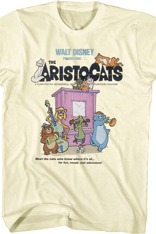 Aristocats Poster Disney T-Shirtmain product image
