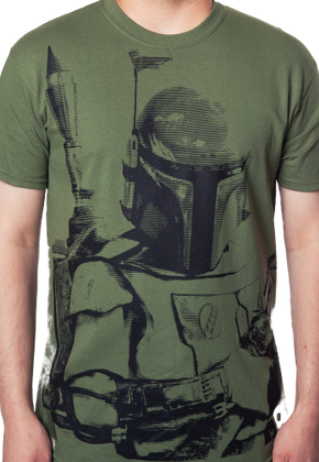 Army Green Boba Fett Shirt