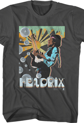 Artistic Bubbles Jimi Hendrix T-Shirt