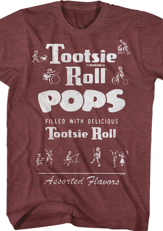 Assorted Flavors Tootsie Pop T-Shirt - main product image