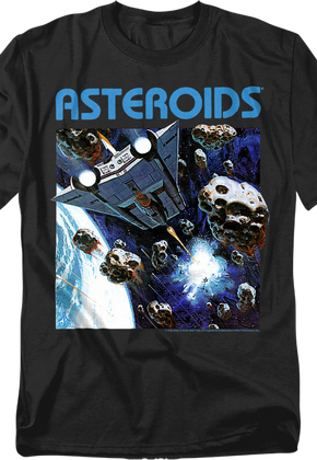 Asteroids Cartridge Art Atari T-Shirt