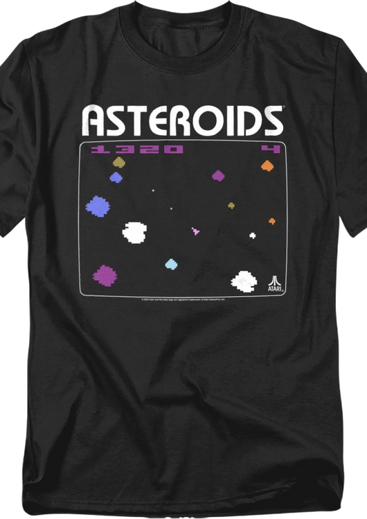 Asteroids Score T-Shirt - main product image