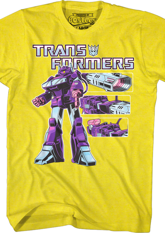 Laser Gun Shockwave Transformers T-Shirt - main product image