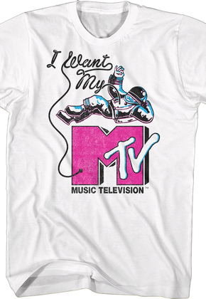 Astronaut I Want My MTV Shirt