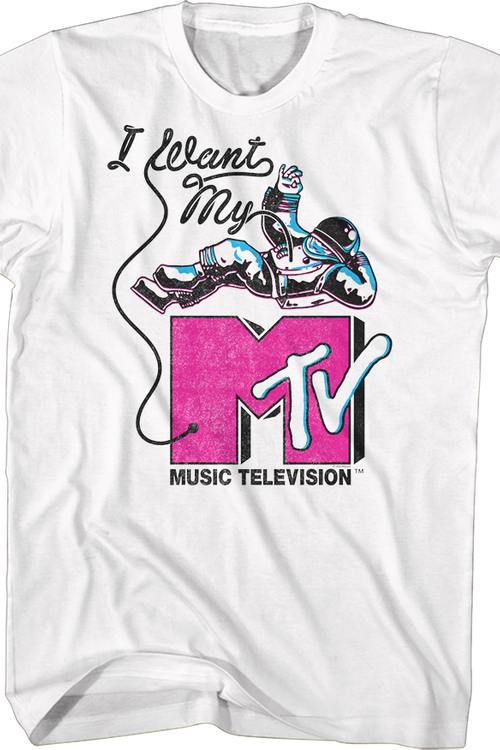 Astronaut I Want My MTV Shirtmain product image