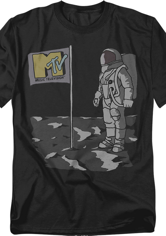 Astronaut Illustration MTV T-Shirt - main product image