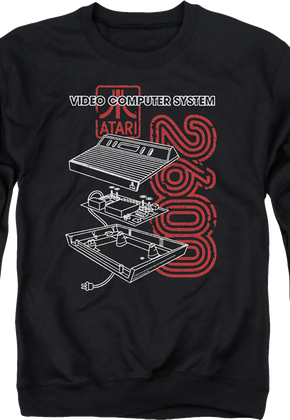 Atari 2600 Video Computer System Sweatshirt