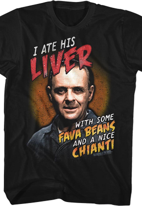 Ate His Liver Silence of the Lambs T-Shirt