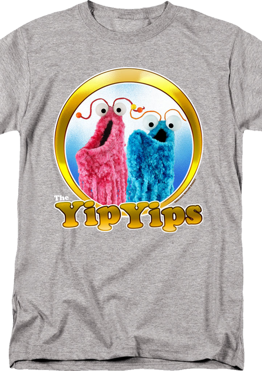 Athletic Heather Yip Yips Sesame Street T-Shirt - main product image