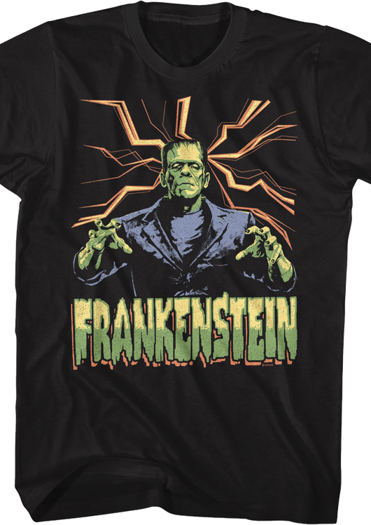 Attack Pose Frankenstein T-Shirt - main product image