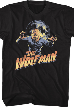 Attack Pose Wolf Man T-Shirt