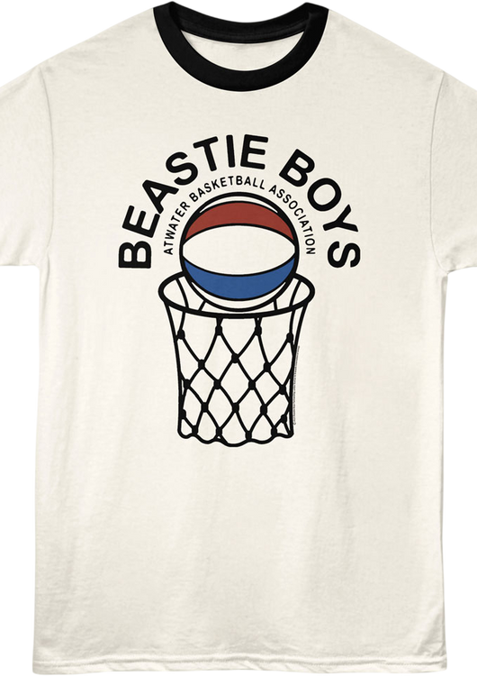 Atwater Basketball Association Beastie Boys Ringer Shirt - main product image