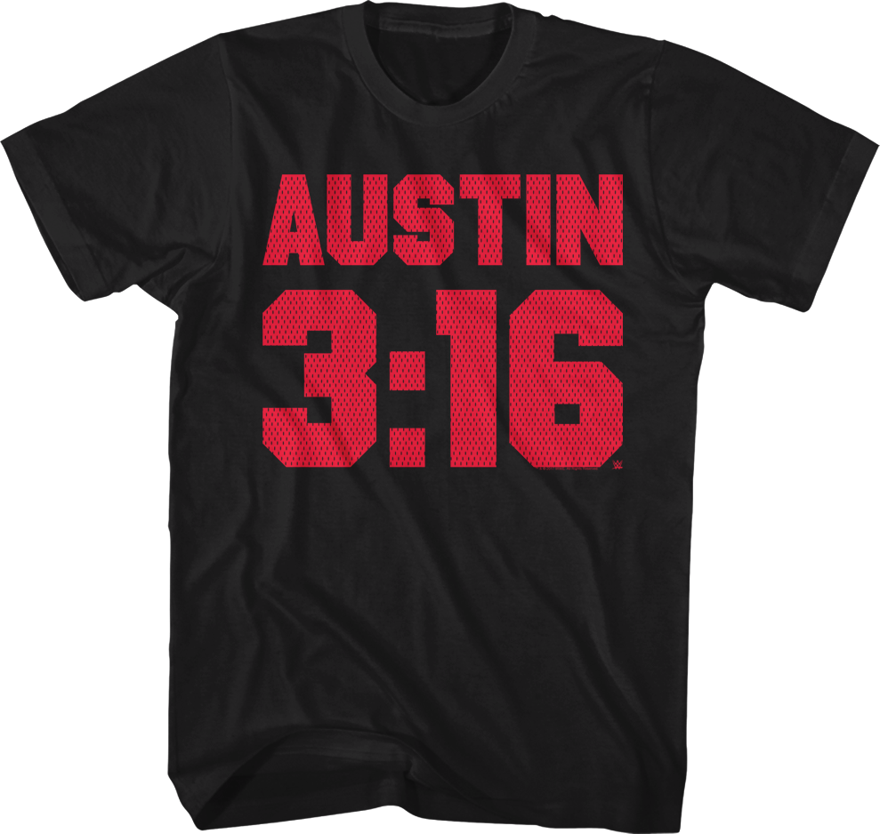 Red Austin 3:16 Stone Cold T-Shirt
