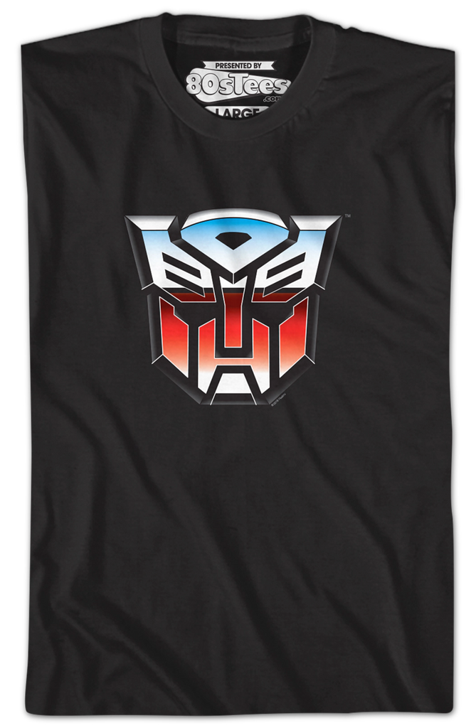 T-shirt Transformers Autobot - Logo Usé Style Bataille - Taille M - Coton Navy
