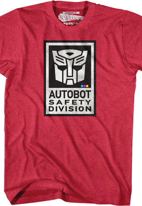 Autobot Safety Division Transformers T-Shirt