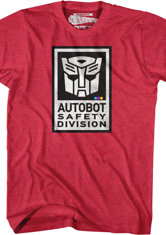 Autobot Safety Division Transformers T-Shirt - main product image