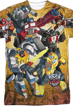 Autobots Battle Decepticons Transformers T-Shirt