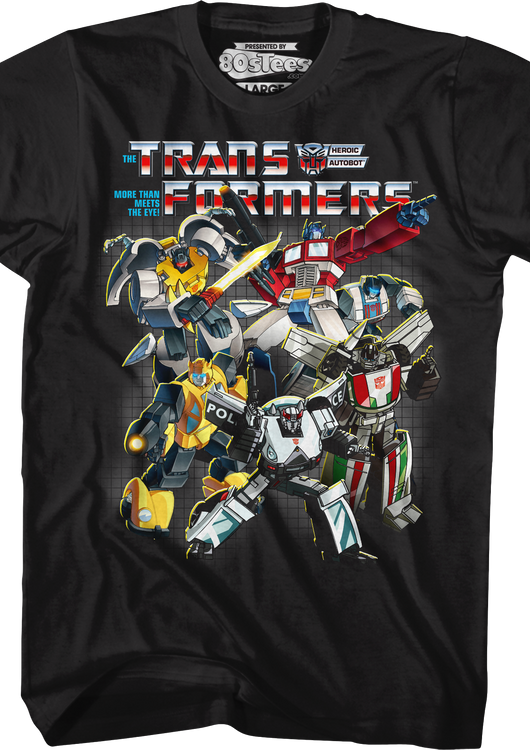 Autobots Collage Transformers T-Shirt - main product image