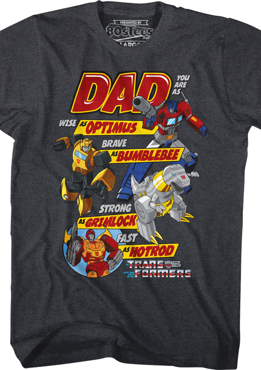 Autobots Father's Day Transformers Shirt - main product image