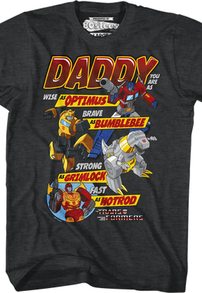 Autobots Father's Day Transformers T-Shirt