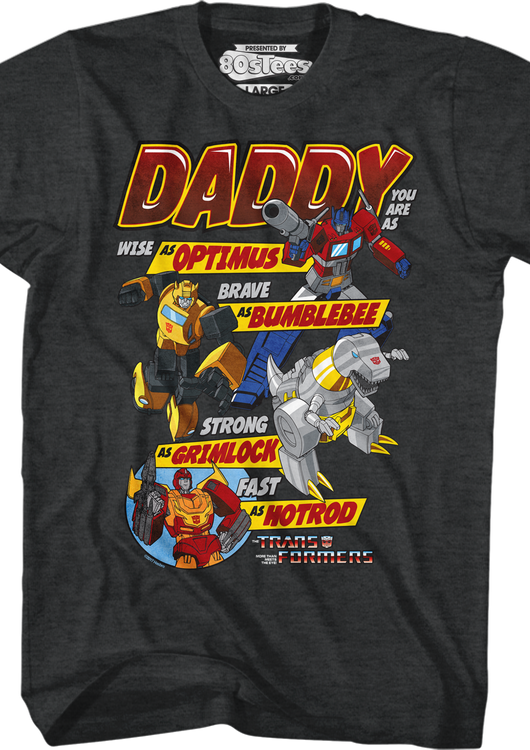 Autobots Father's Day Transformers T-Shirt - main product image