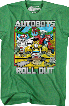Autobots Roll Out Transformers Christmas T-Shirt
