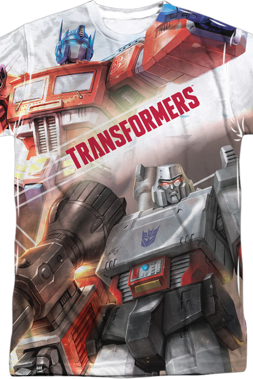 Autobots vs Decepticons Transformers T-Shirtmain product image
