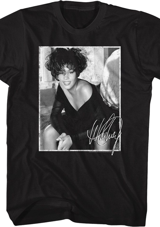 Autograph Whitney Houston T-Shirt - main product image