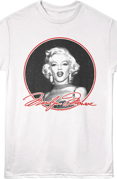 Autographed Circle Marilyn Monroe T-Shirt