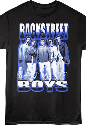 Autographs Backstreet Boys T-Shirt