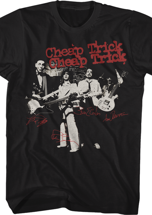 Autographs Cheap Trick T-Shirt - main product image