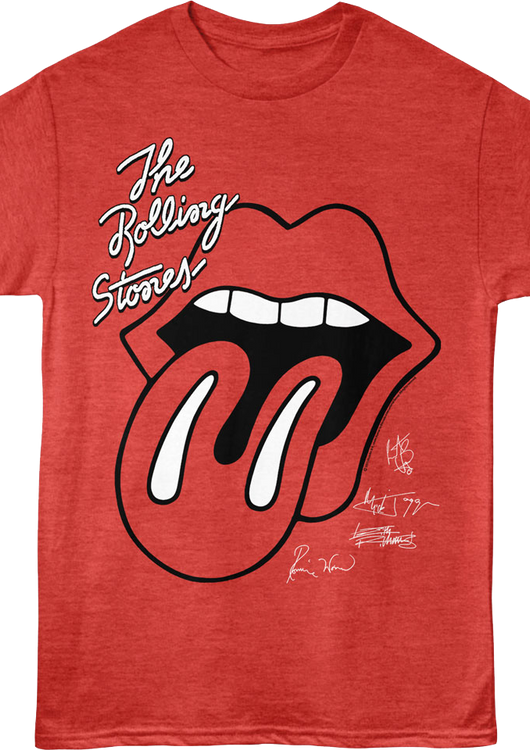 Autographs Rolling Stones T-Shirt - main product image
