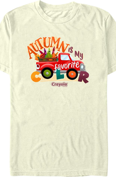 Autumn Is My Favorite Color Crayola T-Shirt