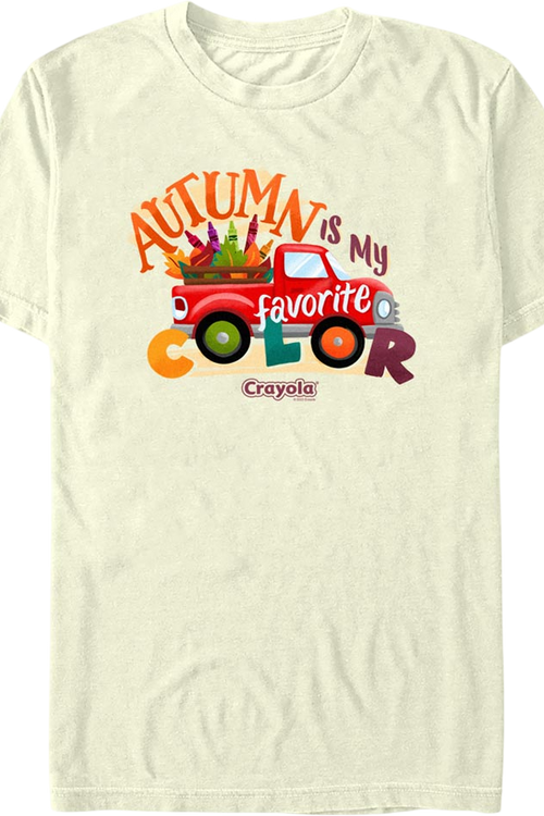 Autumn Is My Favorite Color Crayola T-Shirtmain product image