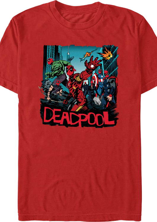 Avenger Deadpool Marvel Comics T-Shirt - main product image