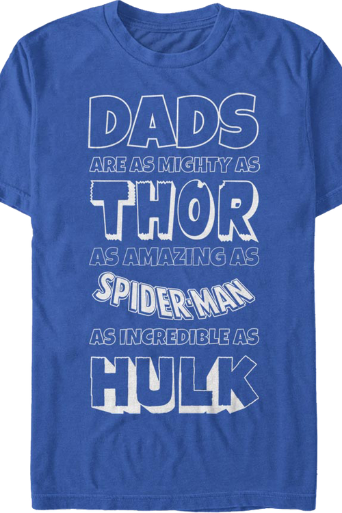 Avengers Father's Day Marvel Comics T-Shirtmain product image