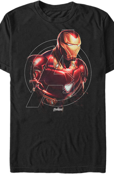 Avengers Logo Iron Man T-Shirt