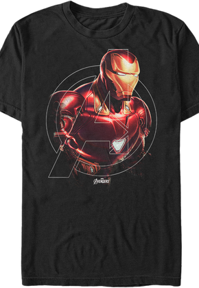 Avengers Logo Iron Man T-Shirt