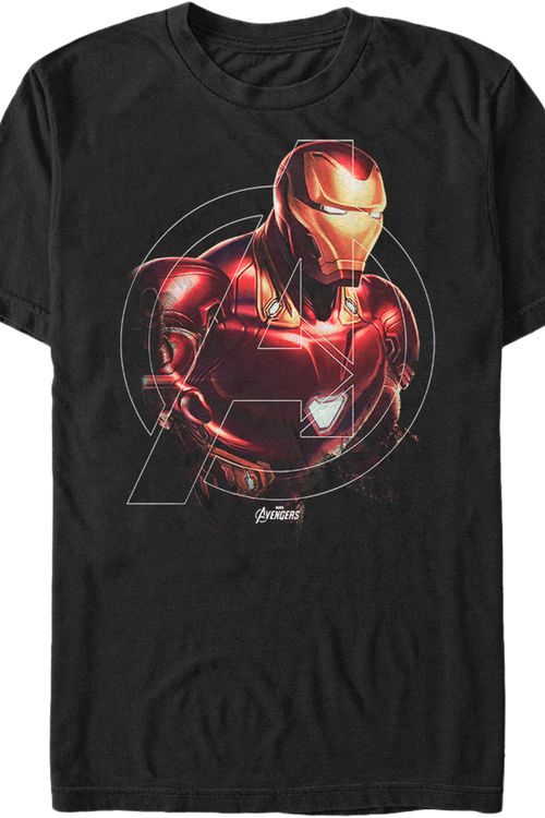 Avengers Logo Iron Man T-Shirt - main product image