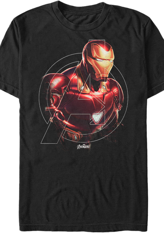 Avengers Logo Iron Man T-Shirt - main product image
